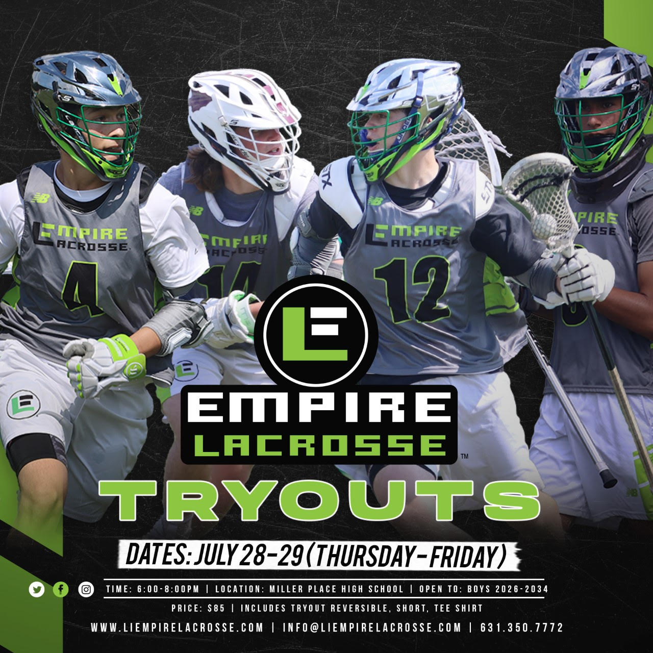 Empire Tryout Flyer