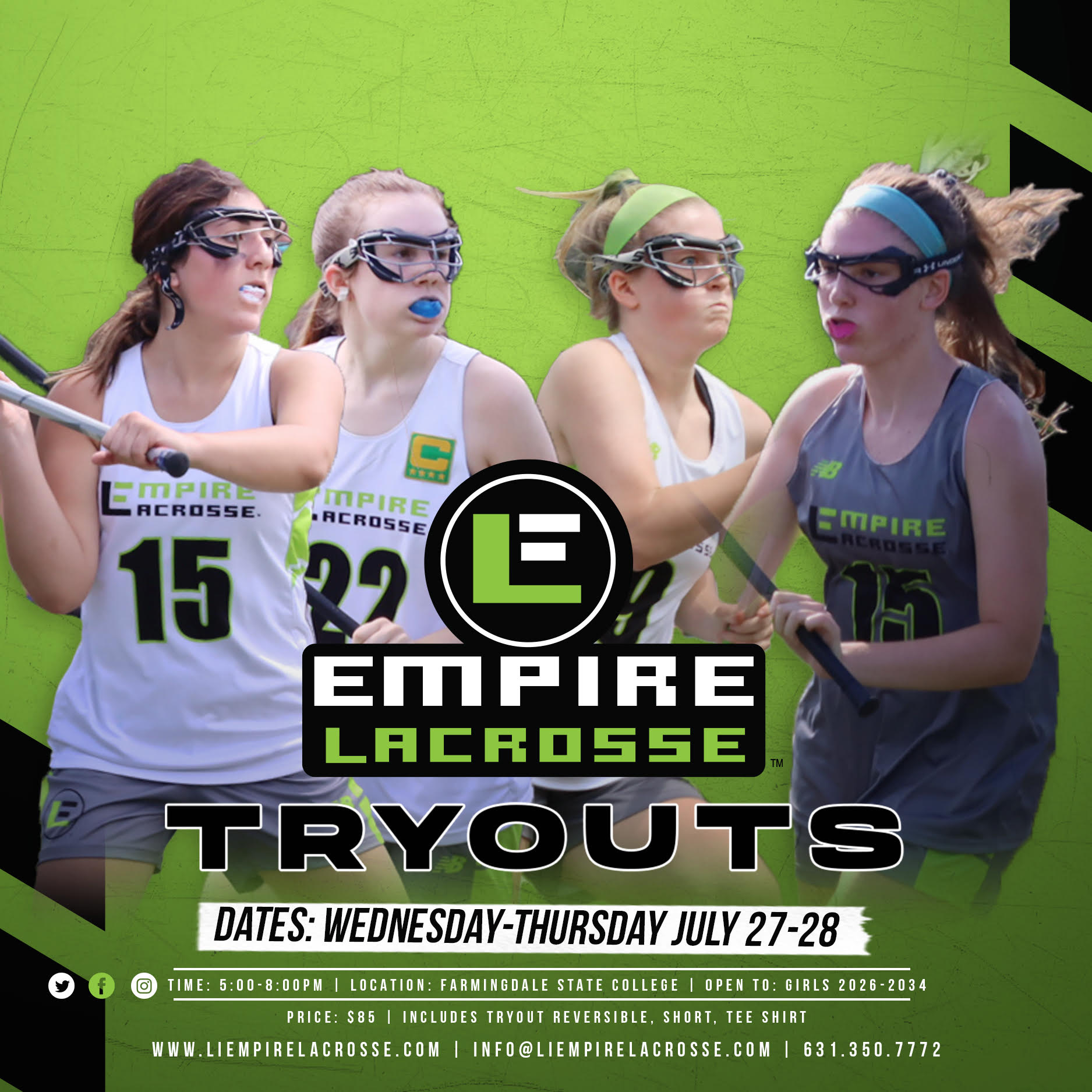 Empire Girls Tryou Flyer